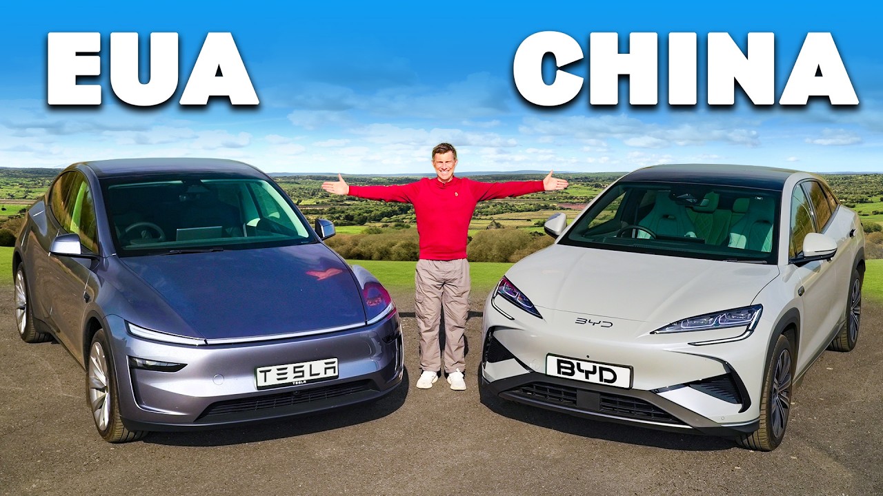 Novo Tesla Model Y vs BYD Sealion: ANÁLISE COMPLETA!