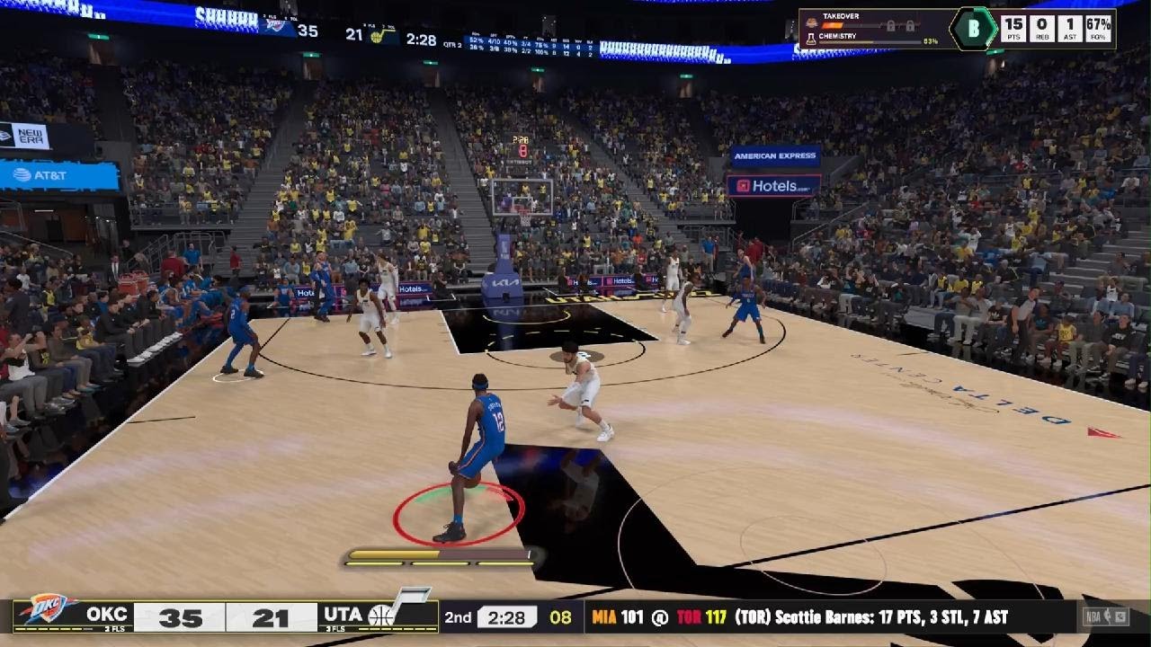 NBA 2K25 utah jazz vs OKC