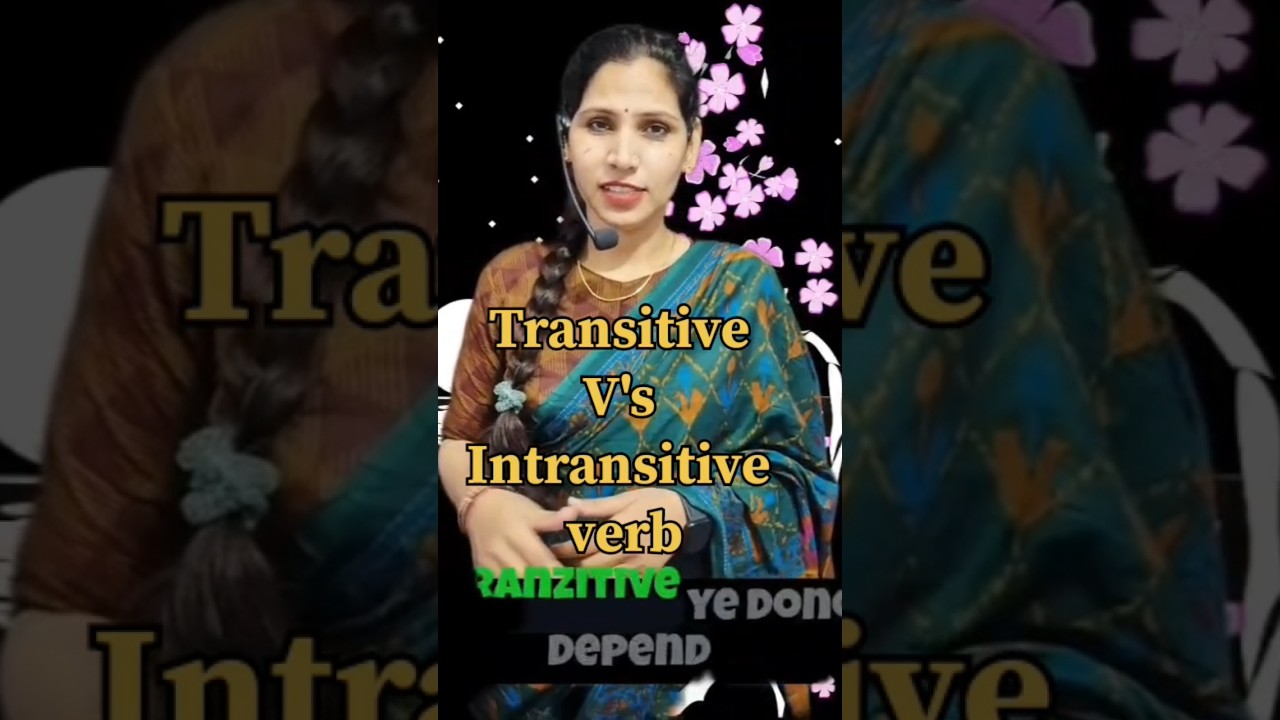 Transitive V's Intransitive verb ✨