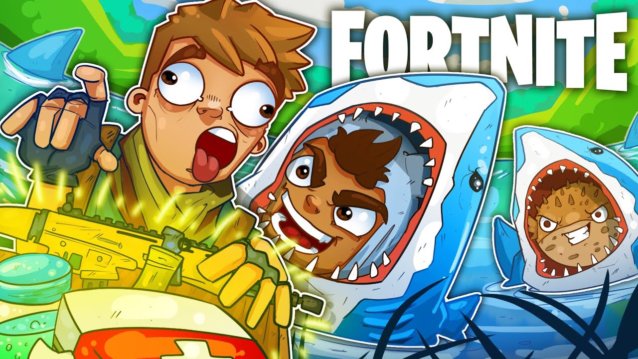THE SHARK ATTACK BAIT TRAP! - Fortnite Battle Royale!