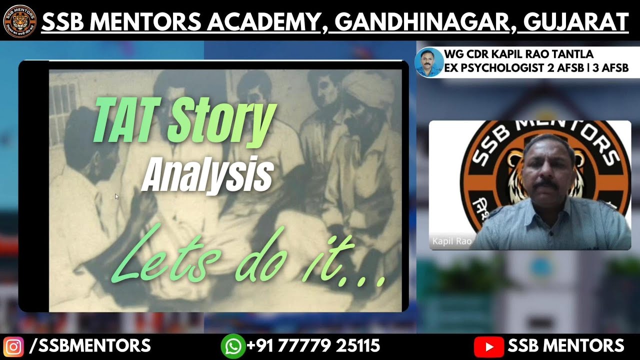 TAT Story Analysis for SSB ✨ | Unlock the Secrets to Ace Psychological Tests!