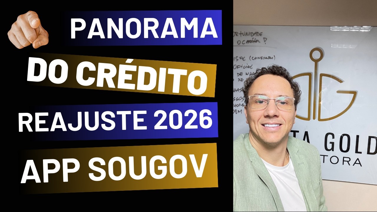 Resumo da semana - Reajuste 2026/2027 - Mudanças no Consignado e atualização no app SouGov #siape