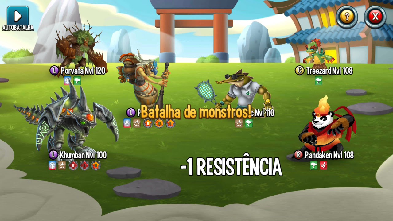 Monster legends trilops nivel (1 ao 100)+ combate