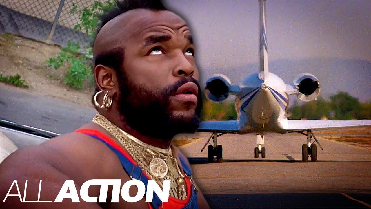 Baracus Has A Fear Of Flying! | The A-Team | All Action