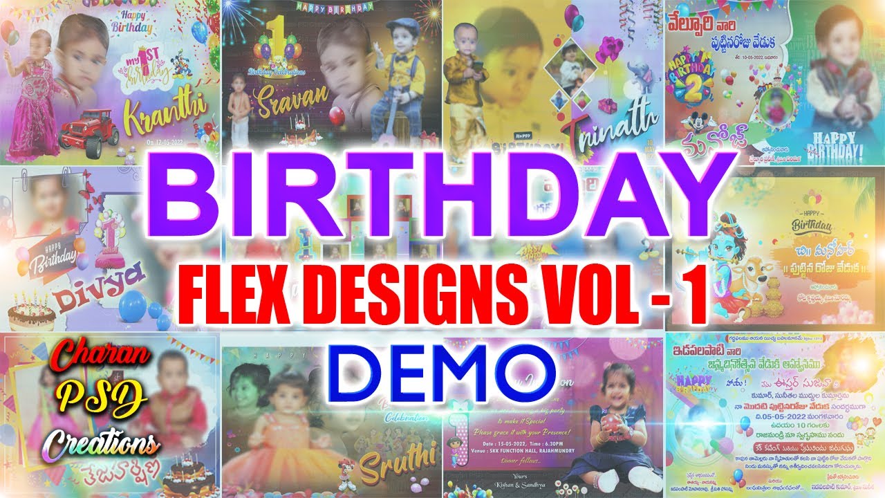 BIRTHDAY  FLEX DESINGS VOL   1   DEMO