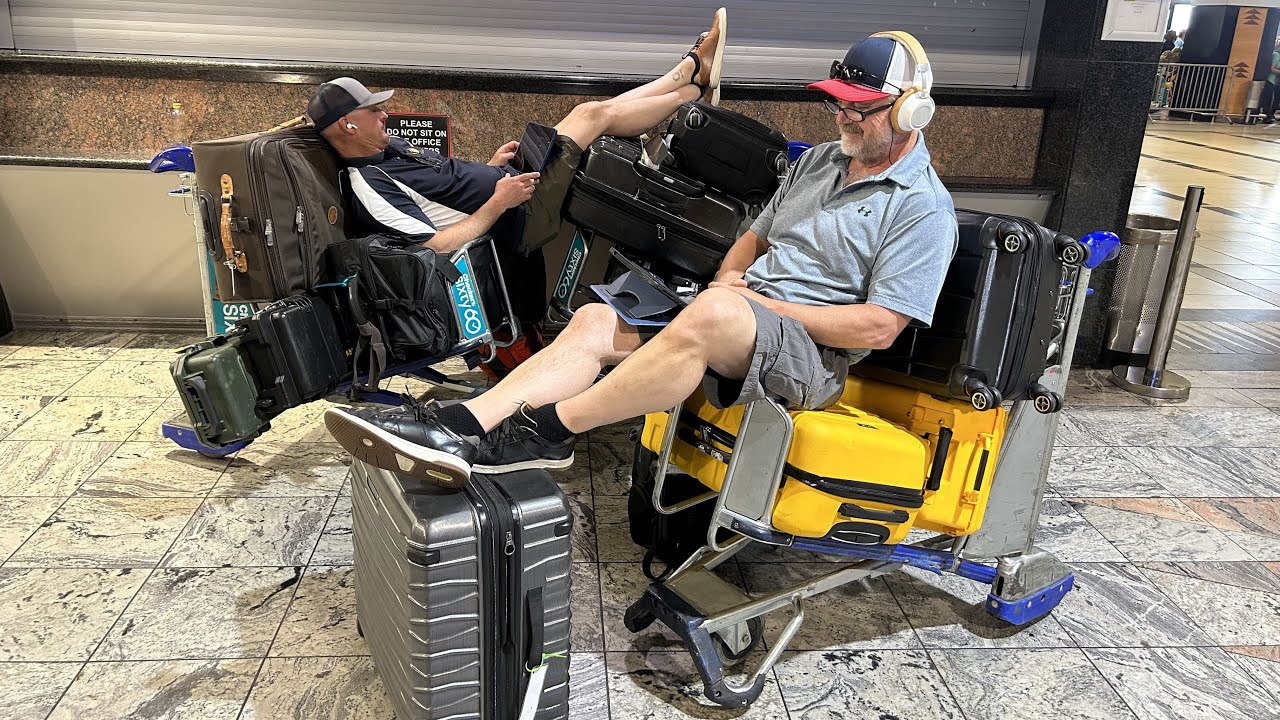Nightmare:  South Africa to America trip.
