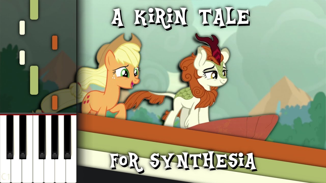 A Kirin Tale - My Little Pony - Synthesia Piano Tutorial