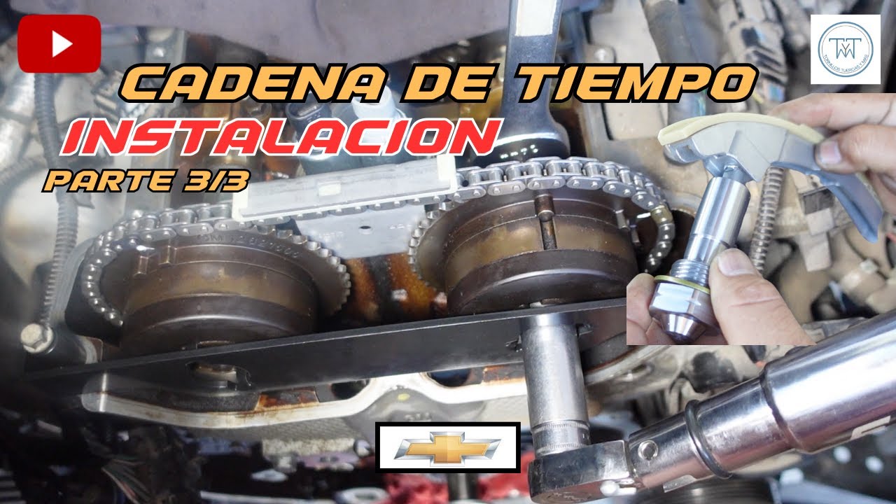 👉PASO A PASO👈 COMO INSTALAR la CADENA del TIEMPO #chevyequinox #engine 2.4L #timingchain #mechanic 😉