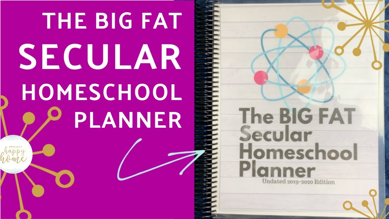 BIG FAT SECULAR HOMESCHOOL PLANNER || 2019 GIVEAWAY (CLOSED)
