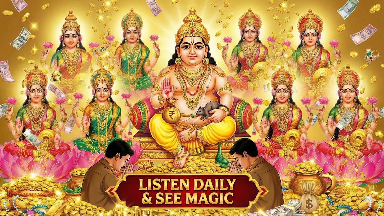 Kubera Ashta Lakshmi Mantra | Money Magnet 100% Miracle Mantra for money | Attracts Cash Flow 💰💵 💴 
