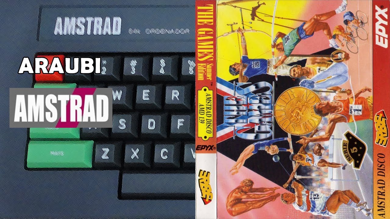 The Games Summer Edition (Epyx, 1989) Amstrad [012] 4P Vicente, Jordi y Cabu Walkthrough Comentado