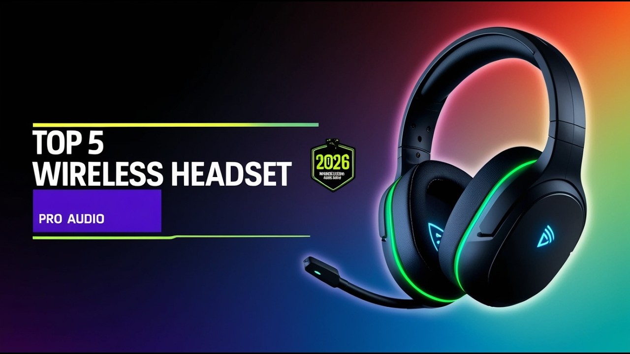 Top 5 Best Wireless Gaming Headsets 2026 | Immersive & Lag-Free Audio