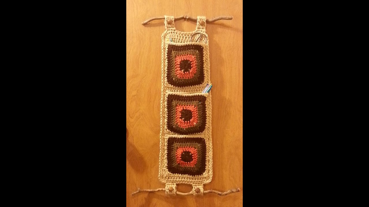 How to Crochet a Granny Square Wall Hanger