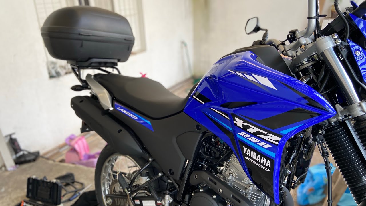 Lander 2023 - Baú GIVI 45L Instalação