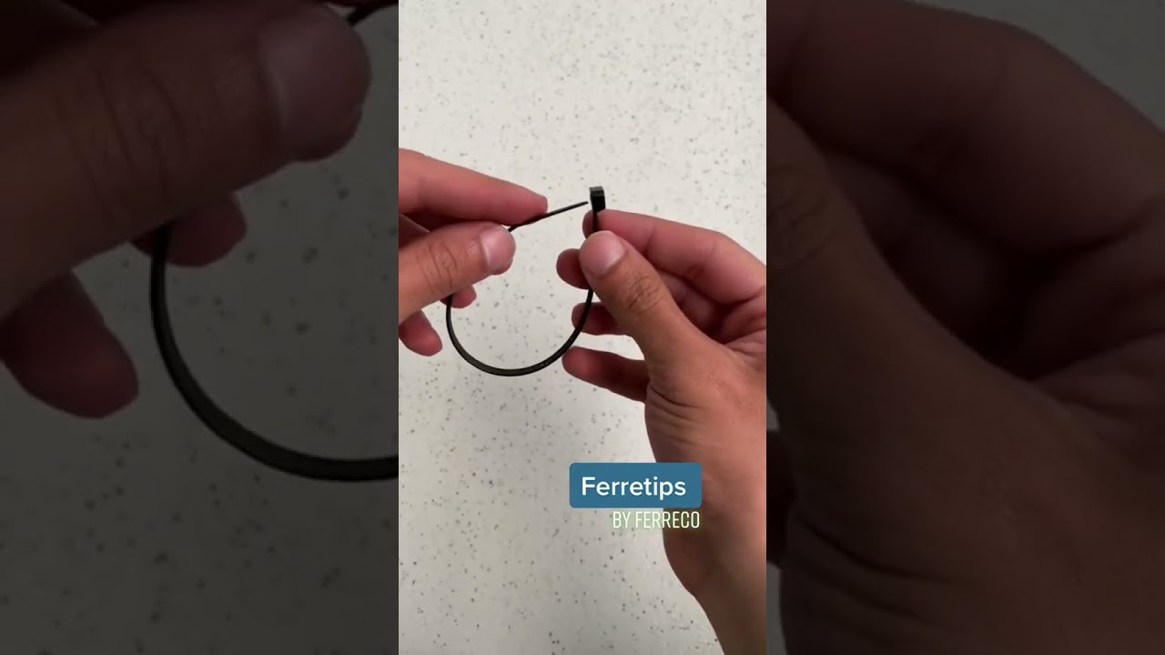 COMO REUTILIZAR AMARRES PLASTICOS