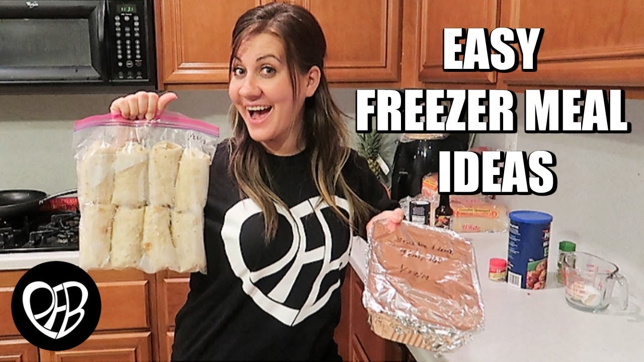 EASY FREEZER MEAL PREP | 2 BREAKFAST & DINNER FREEZER MEALS | PHILLIPS FamBam COOK WITH ME