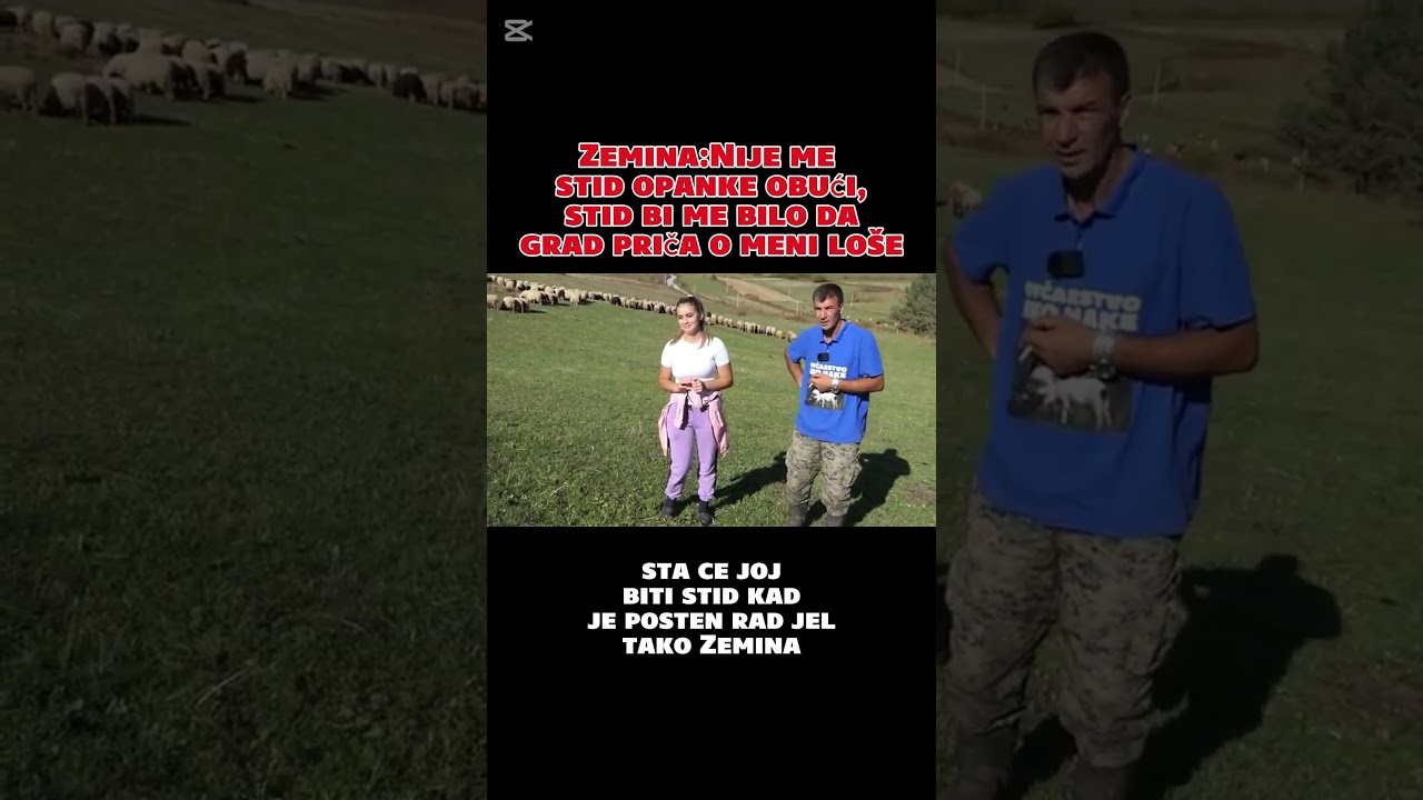 Zemina:Nije me stid opanke obući, stid bi me bilo da grad priča o meni lo&scaron;e