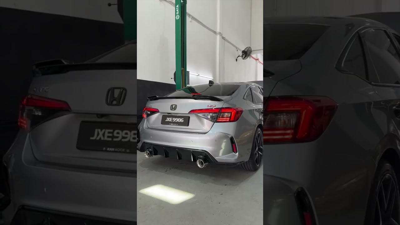 Honda Civic FE1 1.5T RES Catback System Sound Test!!~~ #honda #hondacivic #civic #exhaustsound