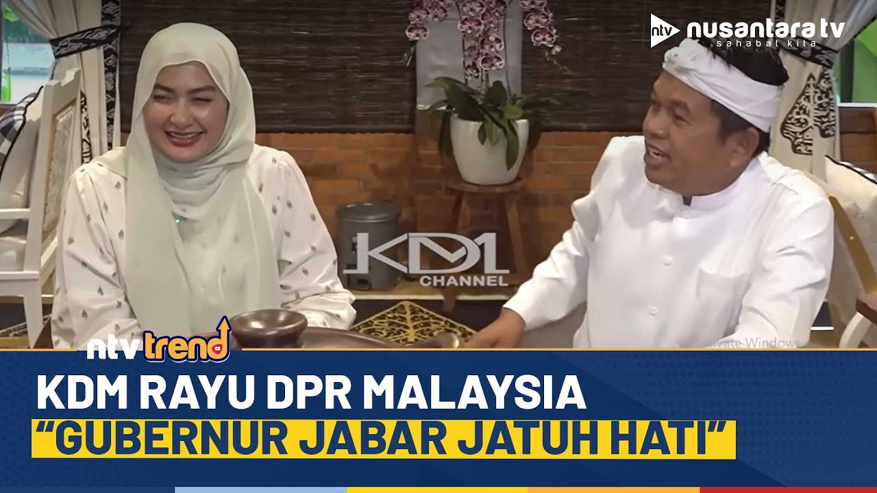 Dedi Mulyadi Rayu Anggota Parlemen Malaysia Cantik: Gubernur Jawa Barat Jatuh Hati | NTV