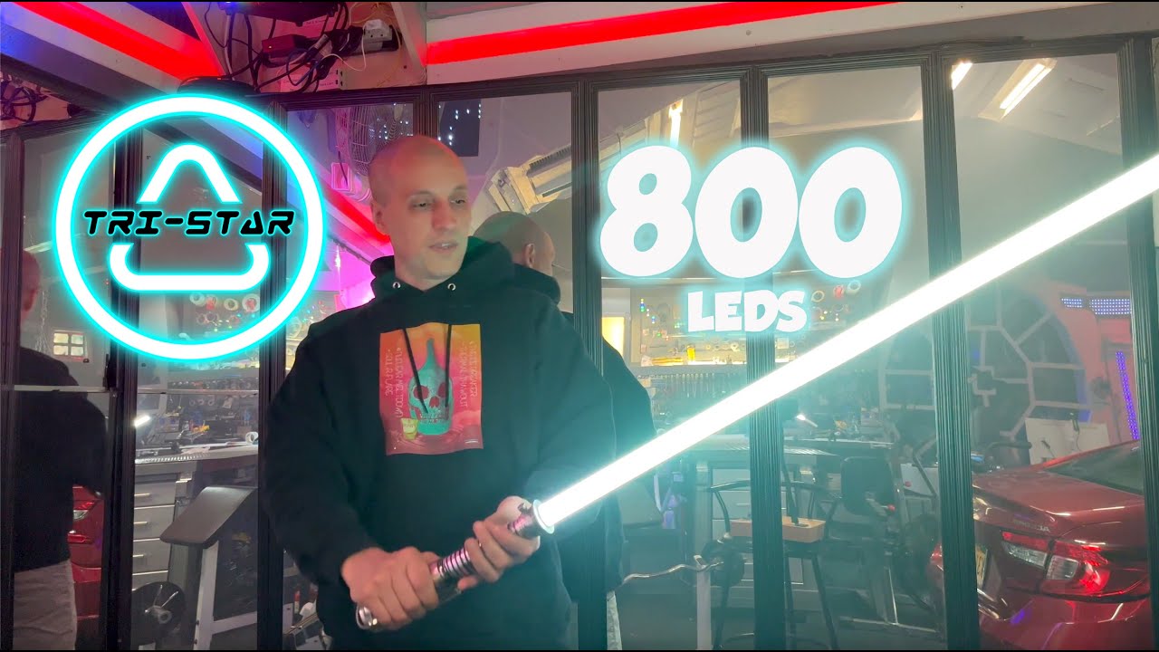 WORLD'S FIRST: 800 Neopixel Lightsaber Blade [4K]