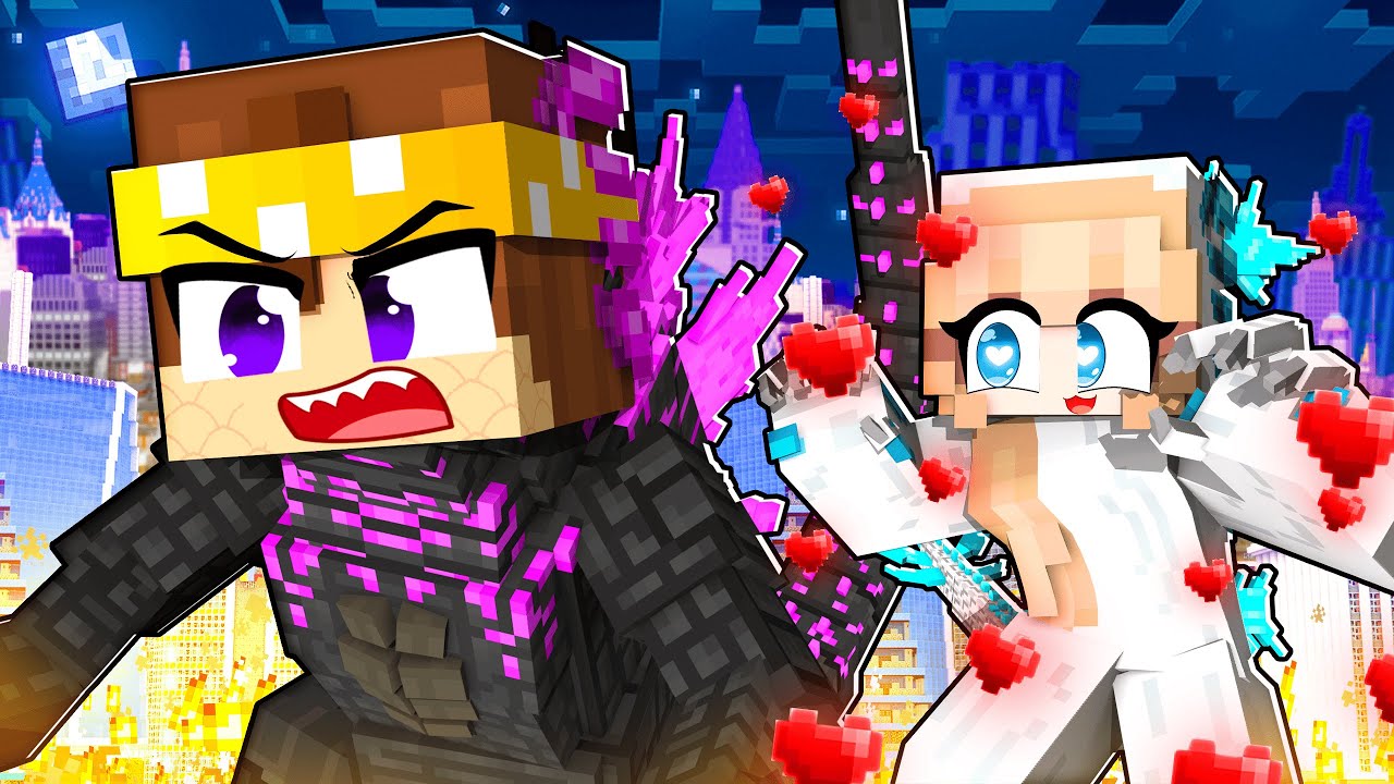 A GAROTA SHIMO se APAIXONOU pelo GAROTO GODZILLA no Minecraft