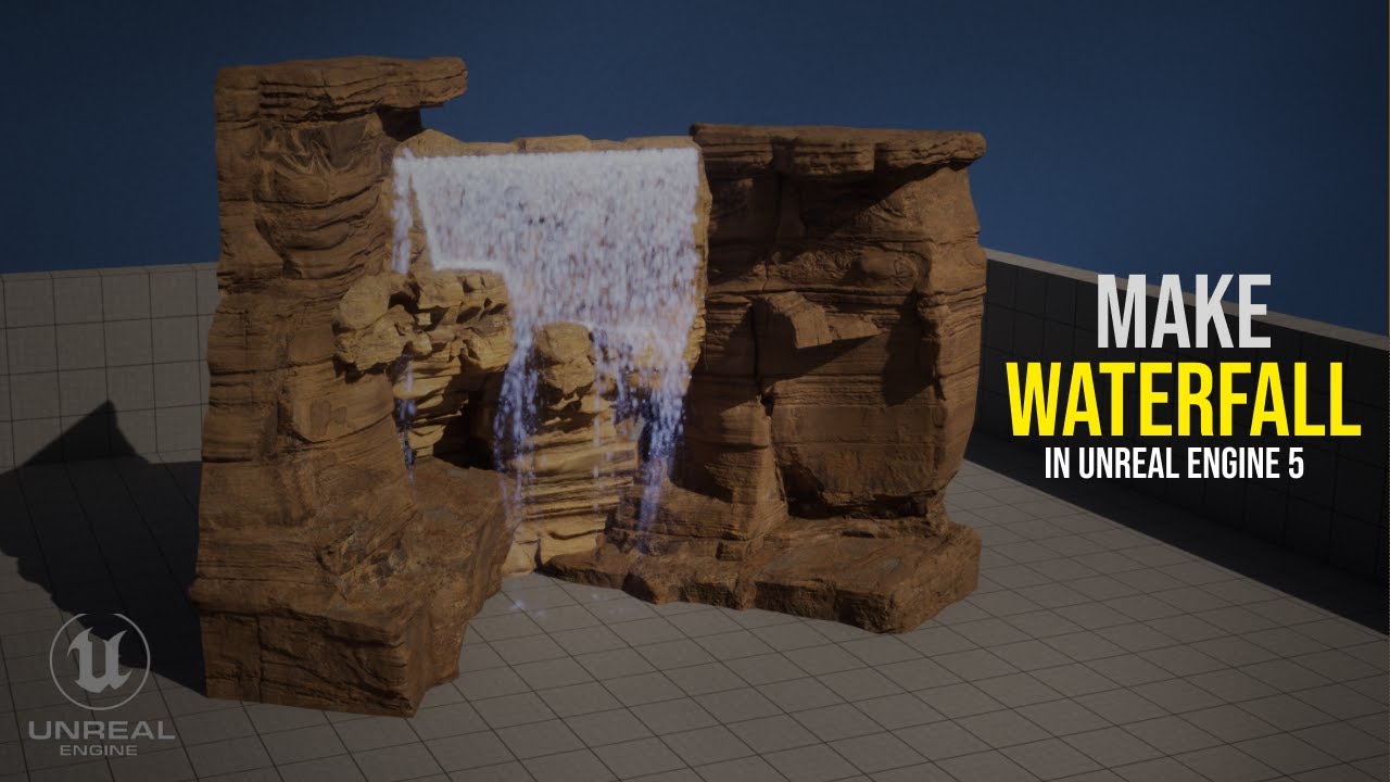 NIAGRA Water Fall In Unreal Engine!