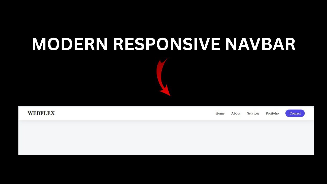 Responsive Navbar Design in HTML & CSS | Modern UI Tutorial #NavbarDesign #WebDevelopment