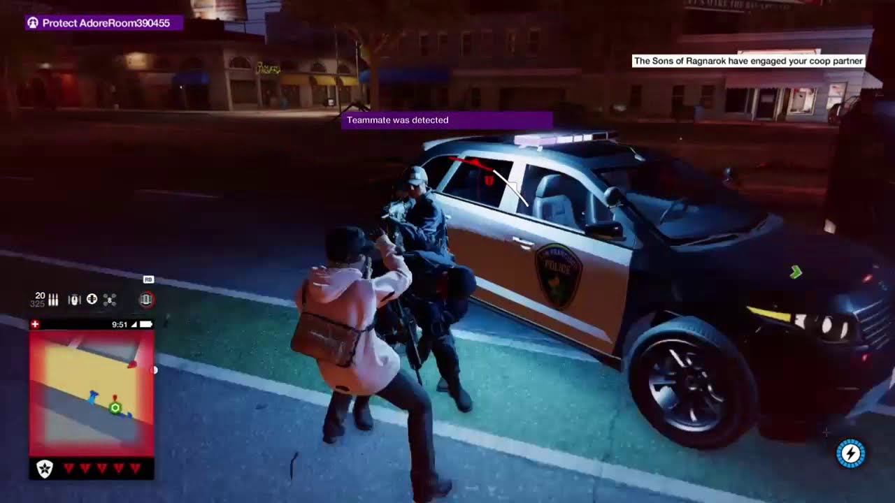 Watch Dogs 2, 5 Star Police Shootout. (Coop)