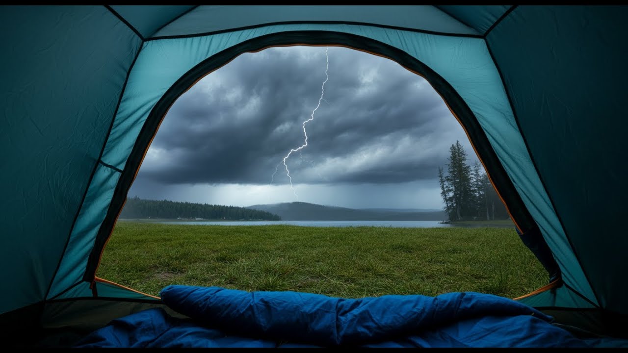 ASMR de Tormenta: Tienda Acampada. 6 Horas de Relajación Extrema y Sueño Profundo.