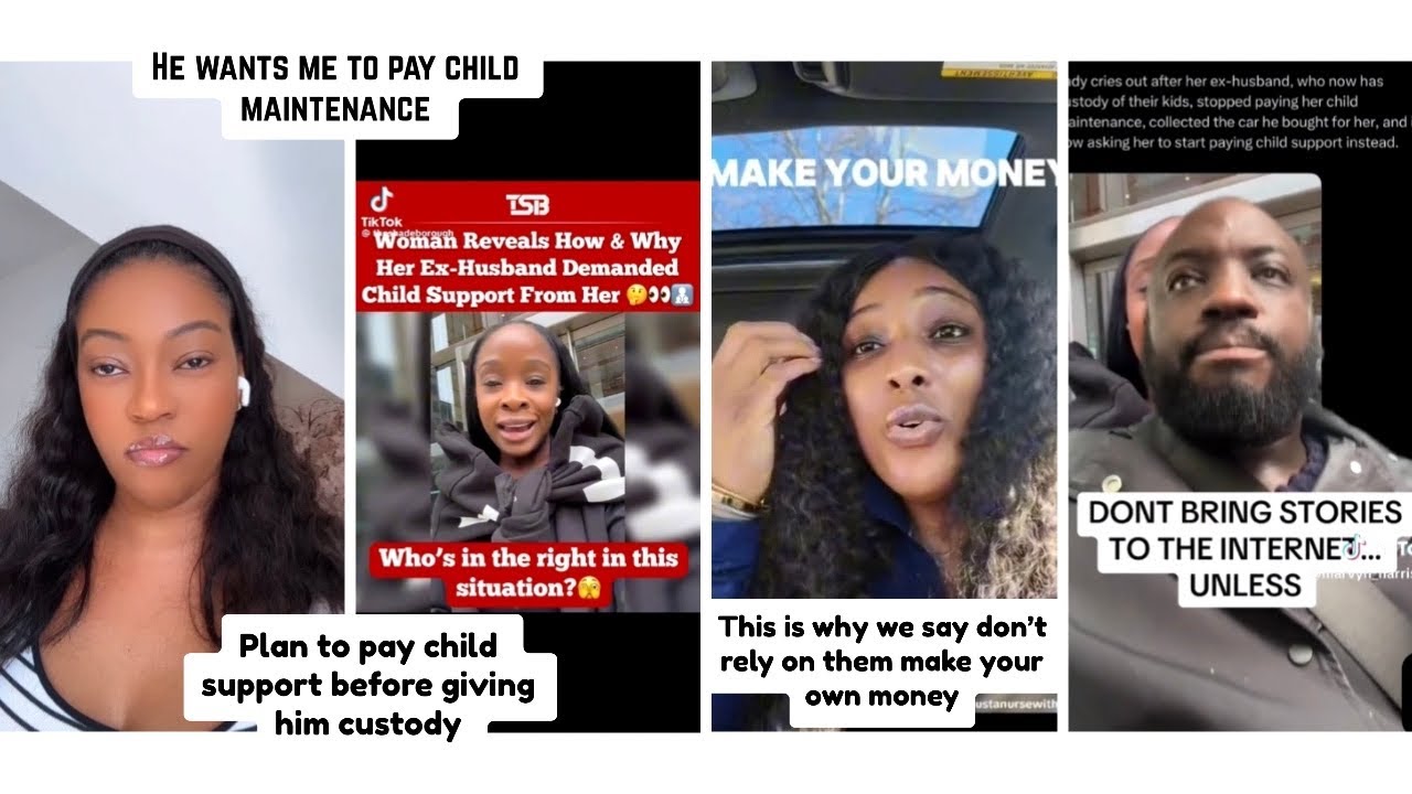 She doesn’t understand why her ex husband wants her to pay child support 