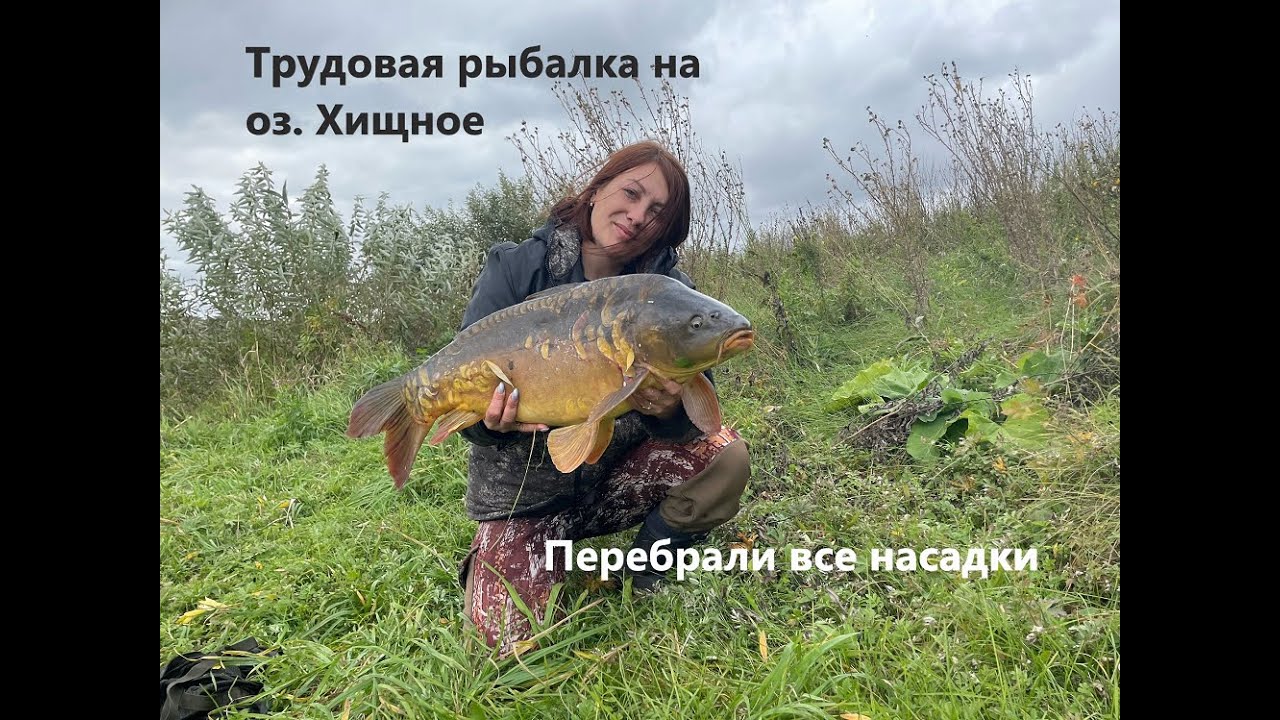 Трудовая рыбалка на оз. Хищное| Перебрали все насадки😱