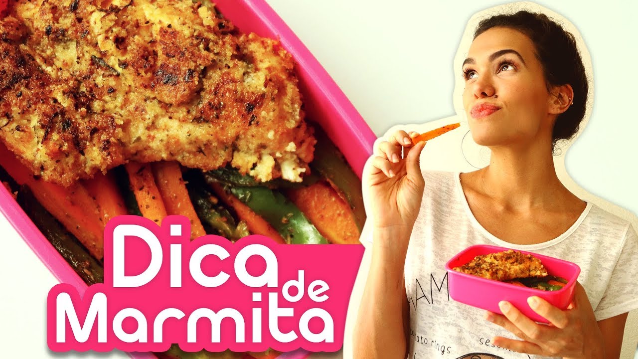 Marmita Low Carb Rápida Para Congelar na Semana | Nuggets de Frango Com Tirinhas de Legumes