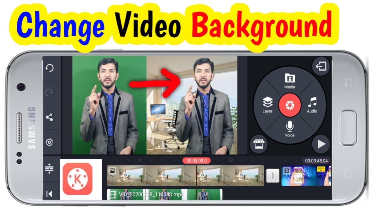 How To Change Video Background In KineMaster | SeekhoYar