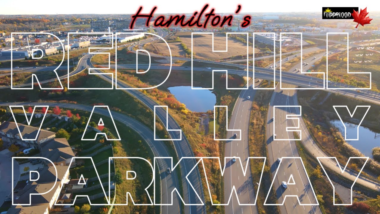 HAMILTON's Red Hill Valley Parkway  //  [4K] Drone Shots (Southbound)  //  Fall 🍂 2025