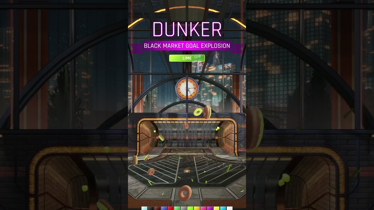 All Painted Goal Explosions 'DUNKER' Rocket League
