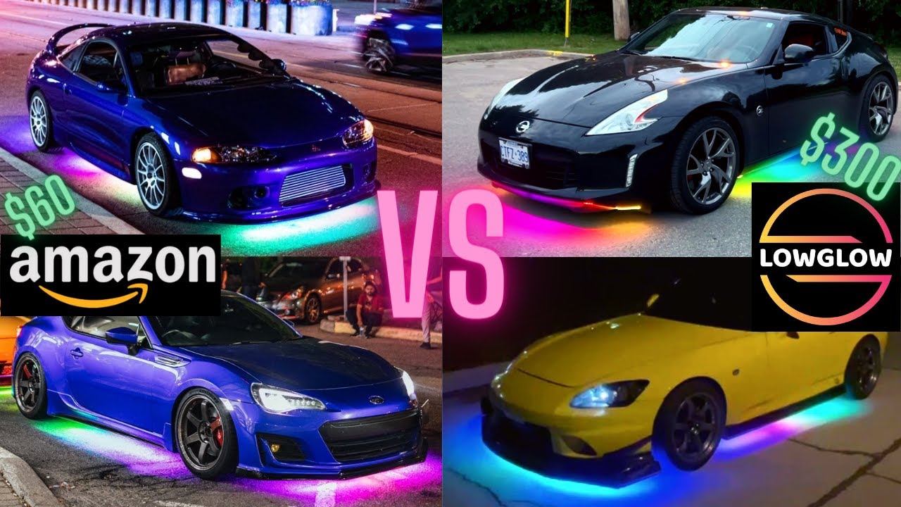 UNDERGLOW - CHEAP VS EXPENSIVE!? (KORJO vs LOWGLOW) Nissan 370Z Underglow Install
