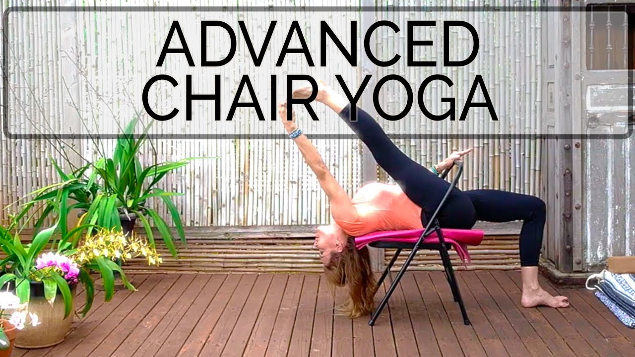 Yoga Chair Heaven! Backbends, Twists and Forward Bends | Advanced | 63 min | Cat de Rham