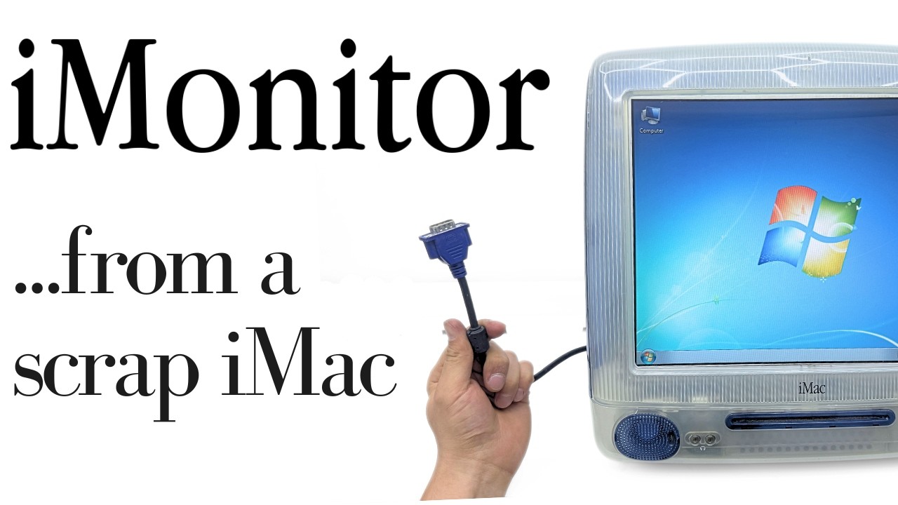I Turned a Broken iMac into a Monitor