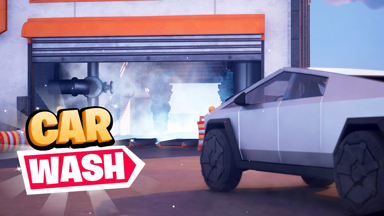 I Built A *CAR WASH* In Fortnite Creative! Fortnite Creative Builds