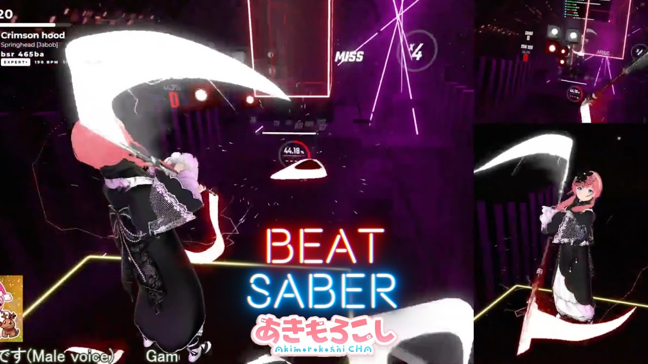 [Beat Saber] Crimson hood  片手ダスモプレイ