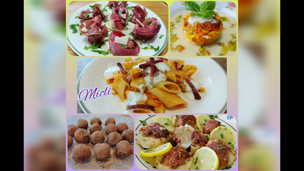 DALL'ANTIPASTO AL DOLCE / MENU COMPLETO ESTIVO / MICLI