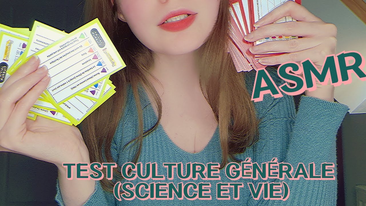 #ASMR FR 🎓 Roleplay Professeur teste ta culture générale (Auras-tu ton diplôme de science?)