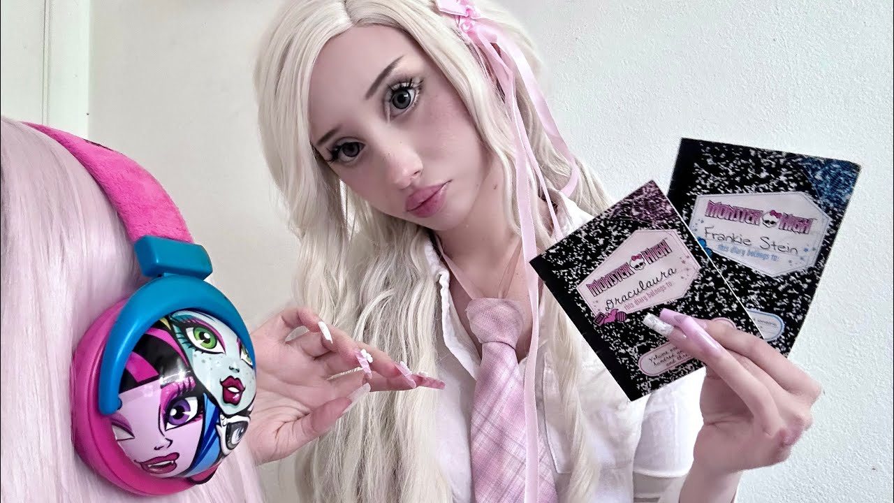 asmr | Monster High ♡ living doll in the back of class plays with your hair & gossips ♡