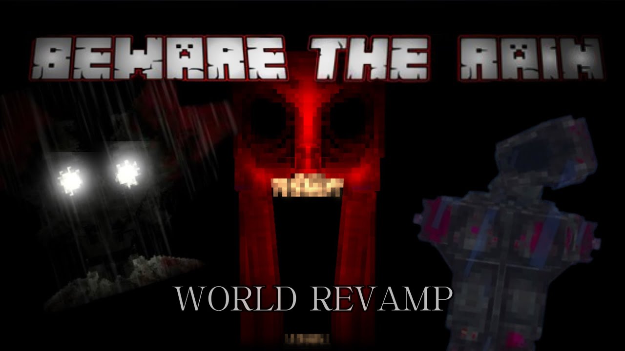 Beware The Rain is THE SCARIEST Mod in Minecraft.......