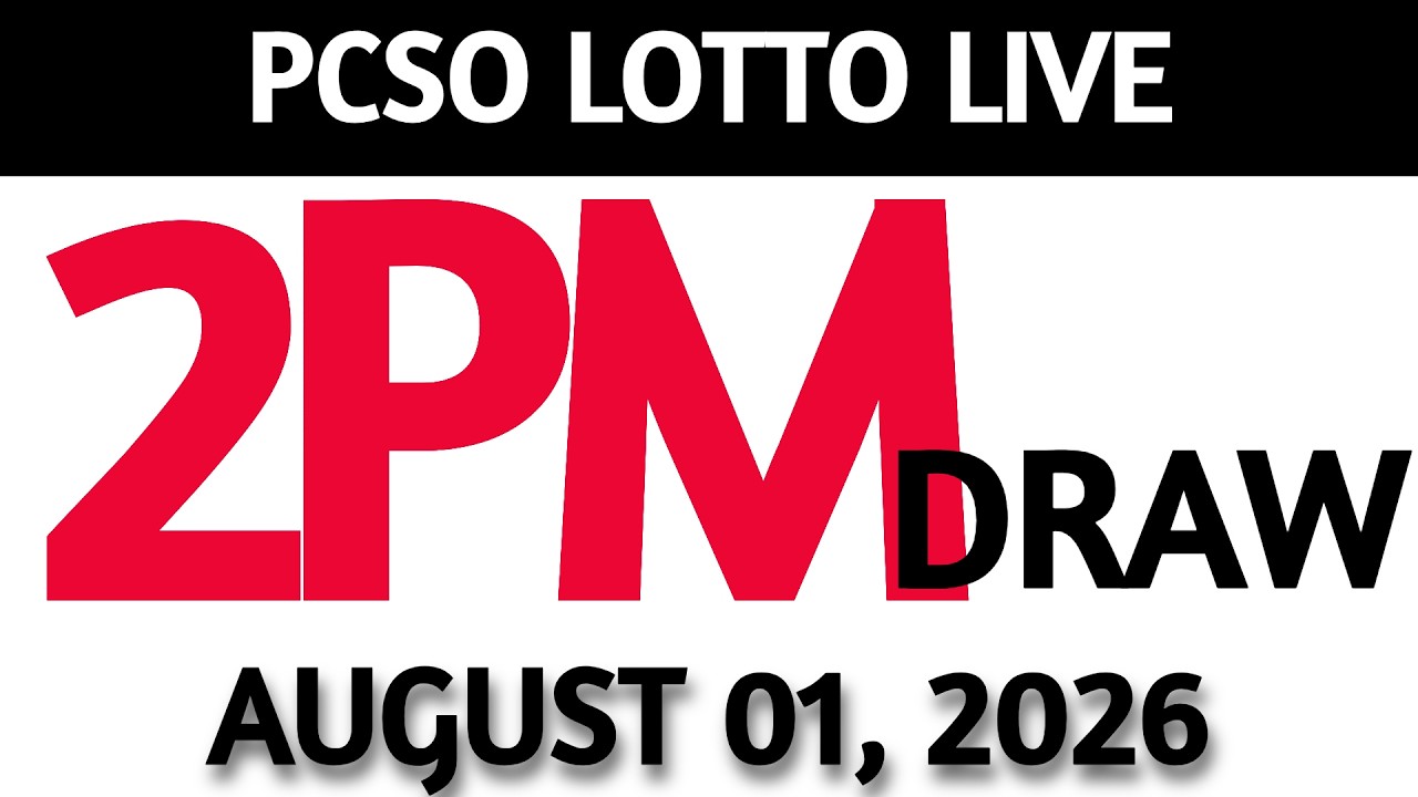 Lotto Result Today 2pm Draw August 01, 2026 Swertres Ez2  PCSO LIVE