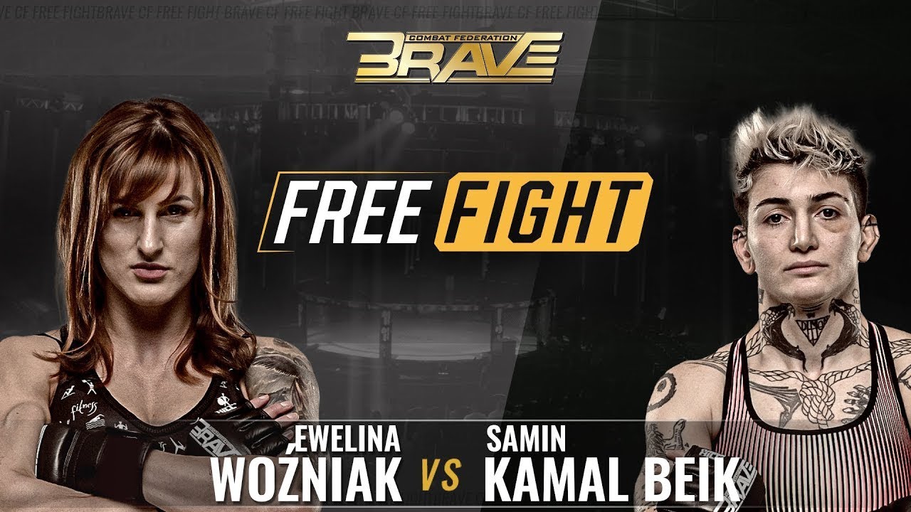 FREE MMA Fight | Ewelina Woźniak vs Samin Kamal Beik | BRAVE CF 54
