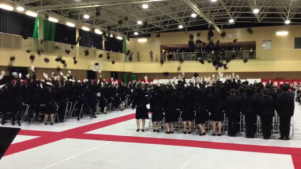 2025年3月8日 卒業式 防衛医科大学校 帽子投げ「卒業生〜解散！！！」