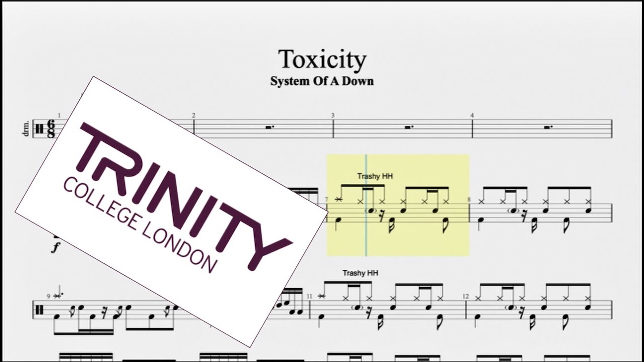 Toxicity Trinity Grade 7 Drums