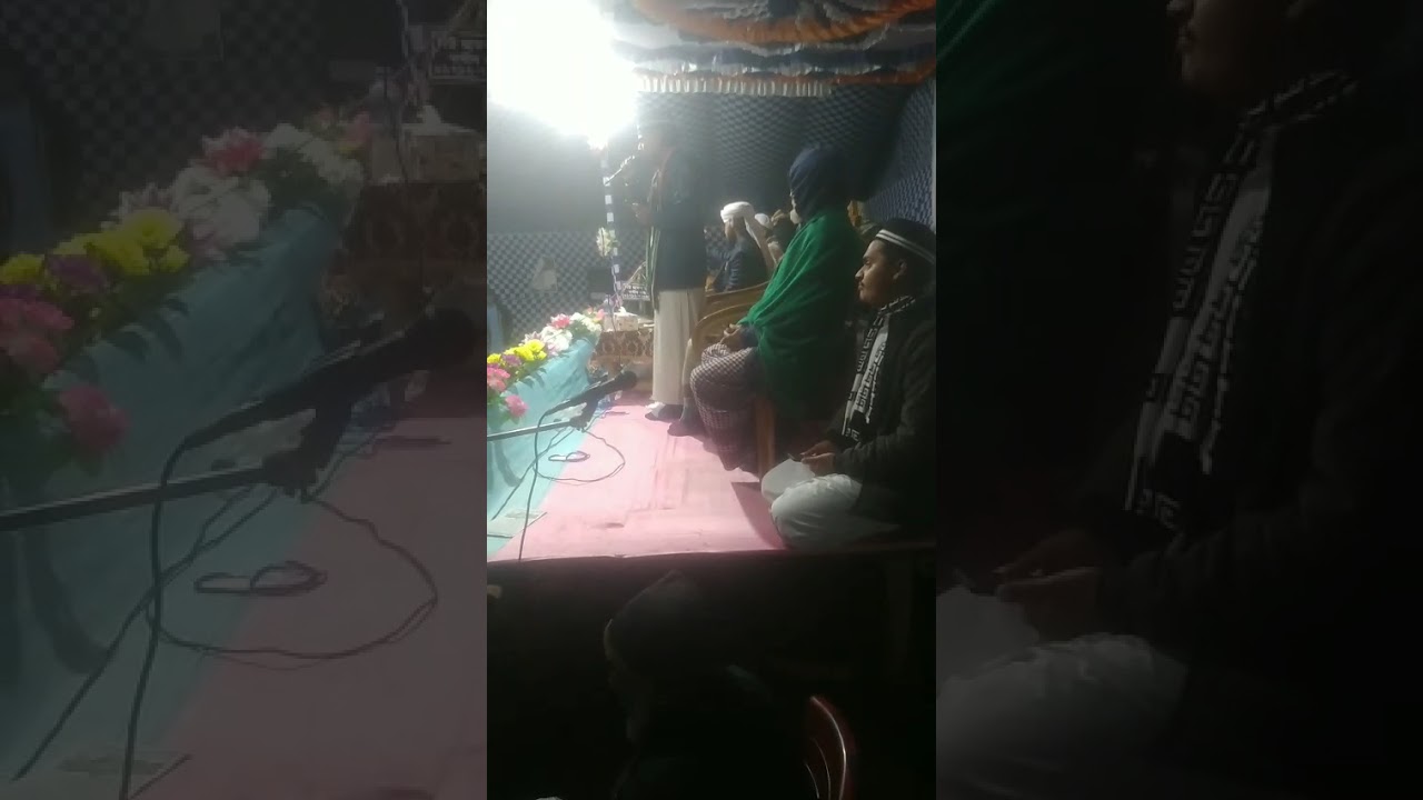 কারী নাঈম উদদীন তাহেরি হুজুর কে পাশে রেখে একটি ইসলামি সংগীত 