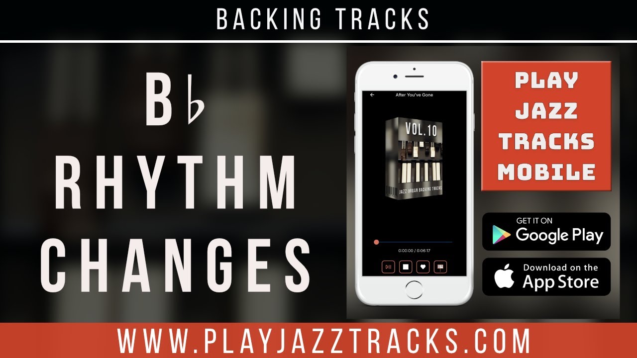 Bb Rhythm Changes - Jazz Organ and Drums Backing Track